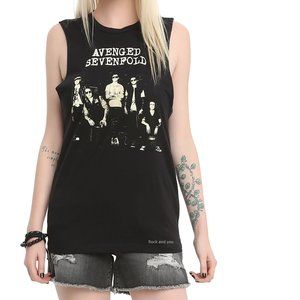 Avenged Sevenfold metal rock Official Muscle Tank Top L  NWT